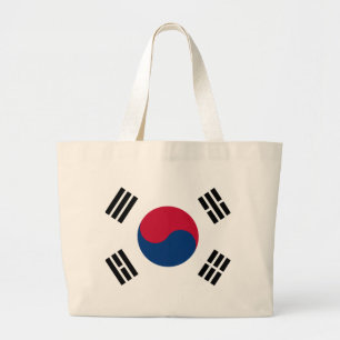 Grand Tote Bag Drapeau de la Corée du Sud