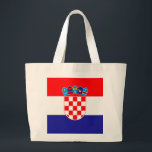 Grand Tote Bag Drapeau de la Croatie<br><div class="desc">Drapeau de la Croatie</div>
