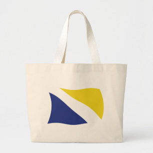 Grand Tote Bag Drapeau de la minorité allemande du Schleswig du N