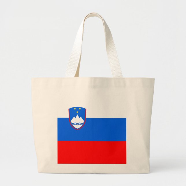 Grand Tote Bag Drapeau de la Slovénie (Devant)