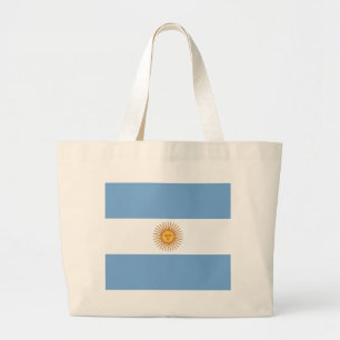 Grand Tote Bag Drapeau de l'Argentine