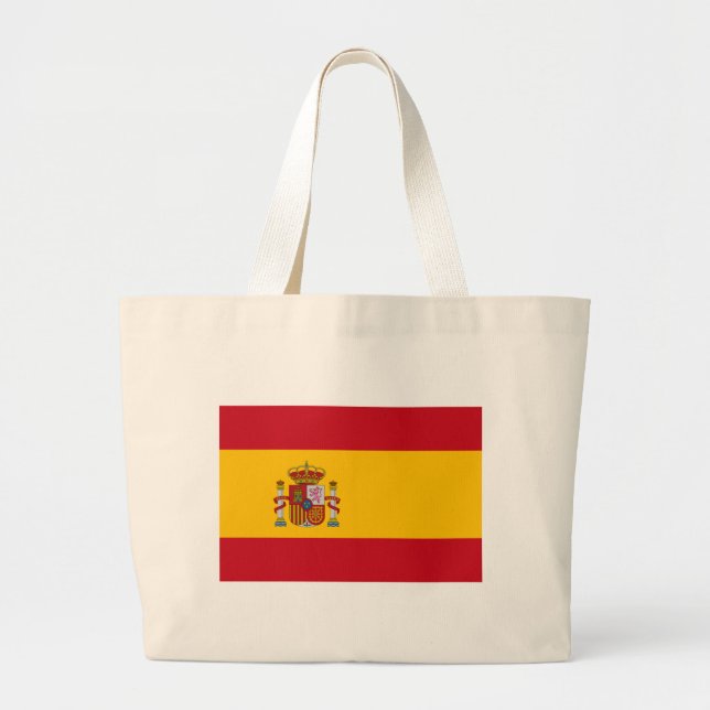 Grand Tote Bag Drapeau de l'Espagne (Devant)