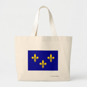 Grand Tote Bag Drapeau de l'Île-De-France