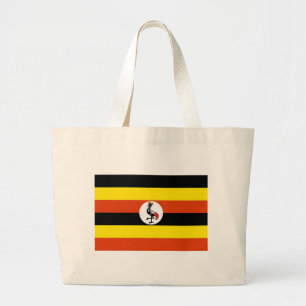 Grand Tote Bag Drapeau de l'Ouganda