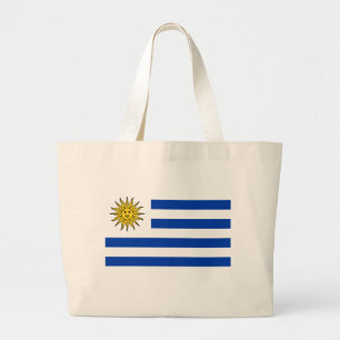Grand Tote Bag Drapeau de l'Uruguay