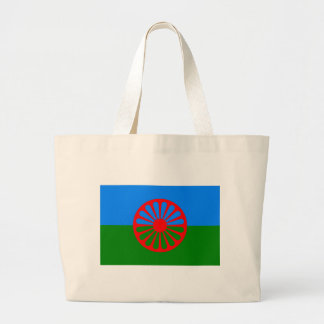 Grand Tote Bag Drapeau de Roma (drapeau Romani)