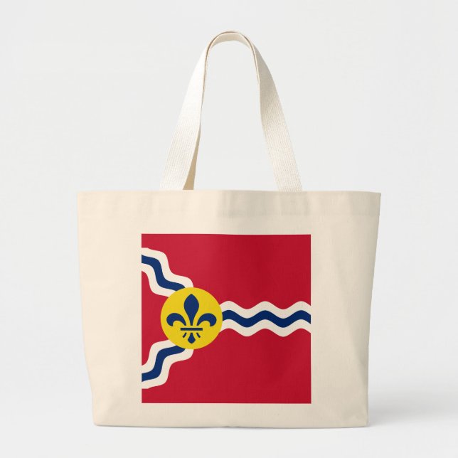 Grand Tote Bag Drapeau de St. Louis, Missouri (Devant)