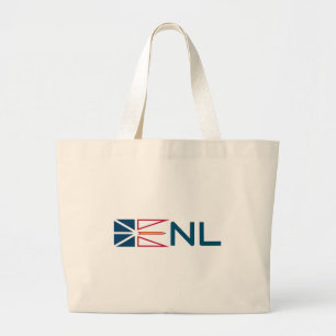 Grand Tote Bag Drapeau de Terre-Neuve-et-Labrador