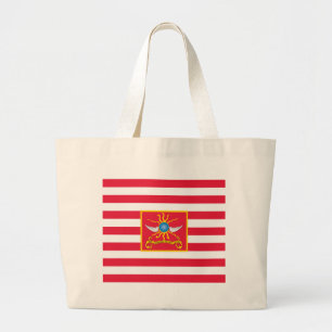 Grand Tote Bag Drapeau du cheval de Sheldon (2èmes dragons de