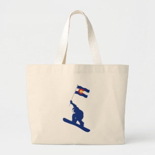 Grand Tote Bag Drapeau du Colorado