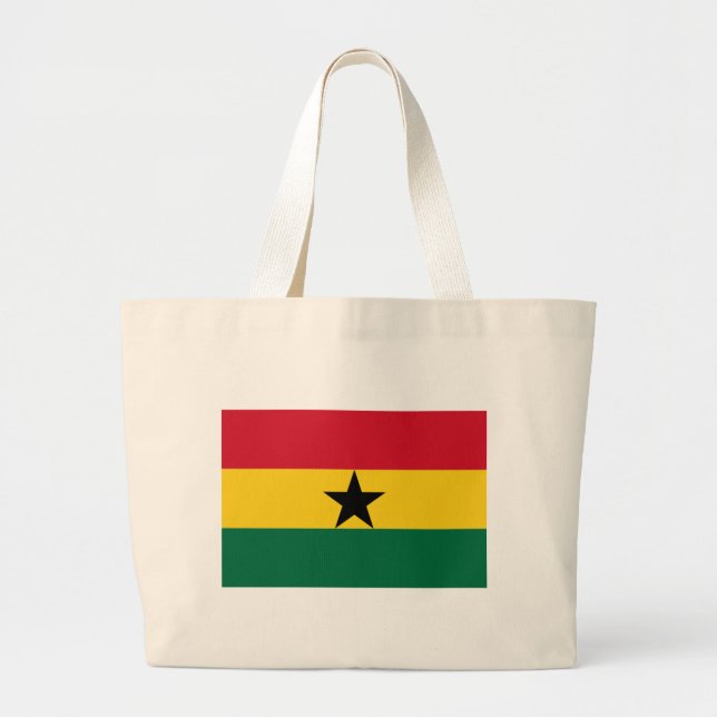 Grand Tote Bag Drapeau du Ghana (Devant)