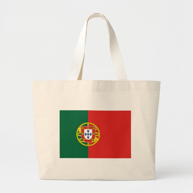 Grand Tote Bag Drapeau du Portugal (Devant)
