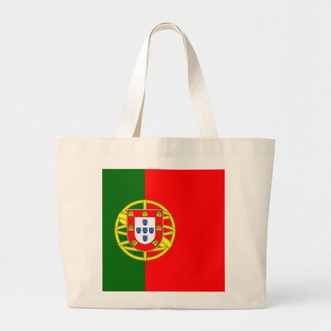 Grand Tote Bag Drapeau du Portugal (Devant)