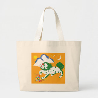 Grand Tote Bag Drapeau du Thibet (1920-1925)