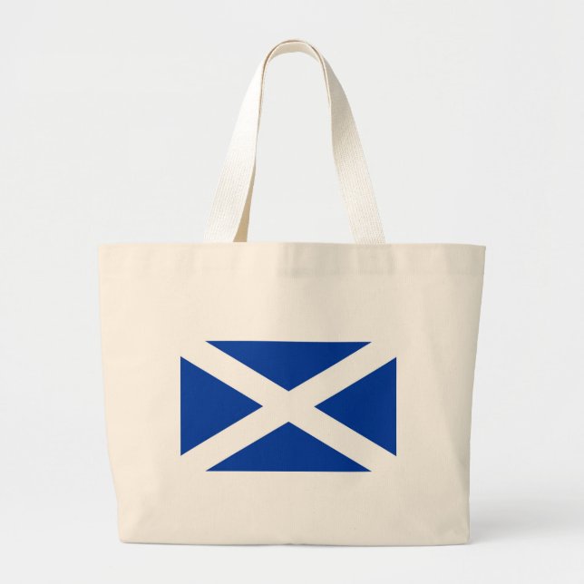 Grand Tote Bag Drapeau écossais - Image de haute qualité (Devant)