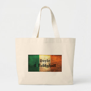 Grand Tote Bag Drapeau irlandais Doyle