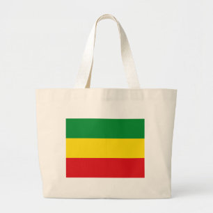 Grand Tote Bag Drapeau rastafari éthiopien Rasta