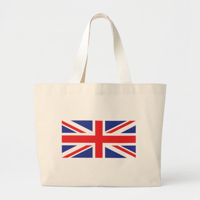 Grand Tote Bag Drapeau Royaume-Uni/Union Jack (Devant)