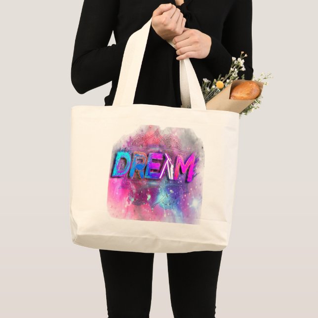 Grand Tote Bag Dream Big (Devant (produit))