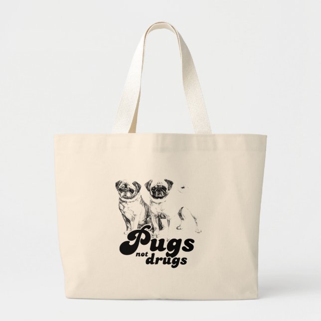 GRAND TOTE BAG DROGUES 2 DE CARLINS PAS (Devant)