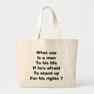 Grand Tote Bag Droits de l'homme