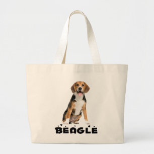 Grand Tote Bag Drôle Beagle cadeau mignon Amoureux des chiens chi