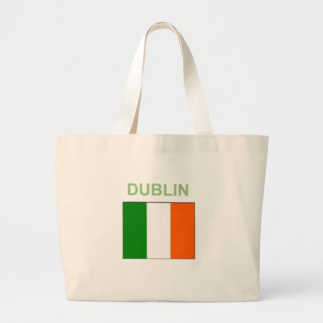 Grand Tote Bag Dublin Irlande Celtique (Devant)