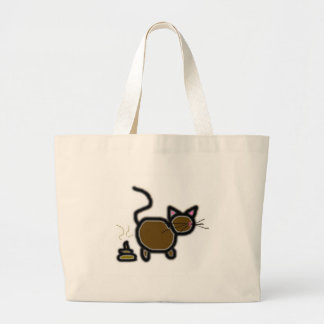 Grand Tote Bag dunette de chat