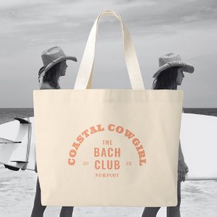 Grand Tote Bag Dusty Rose Coastal Cowgirl The Bach Club
