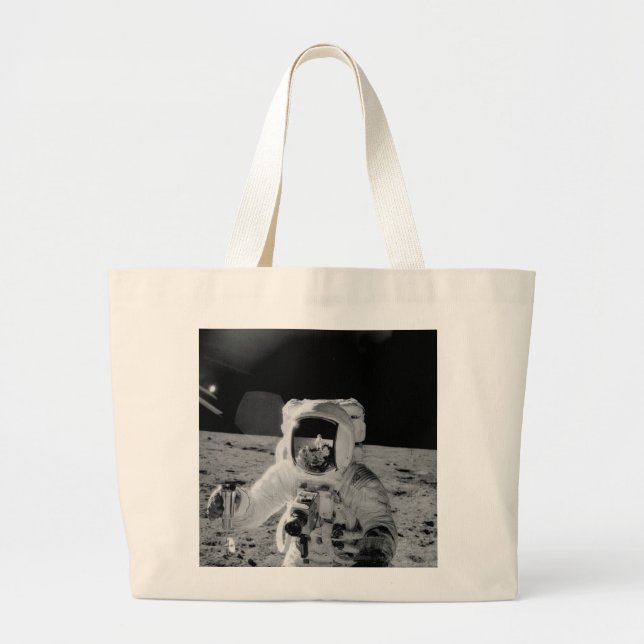 Grand Tote Bag Échantillon de sol lunaire (Devant)