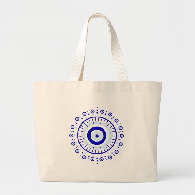 Grand Tote Bag Éclat d'oeil mauvais (Devant)