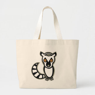 Grand Tote Bag "ÉCONOMIES" LUNA le LÉMUR