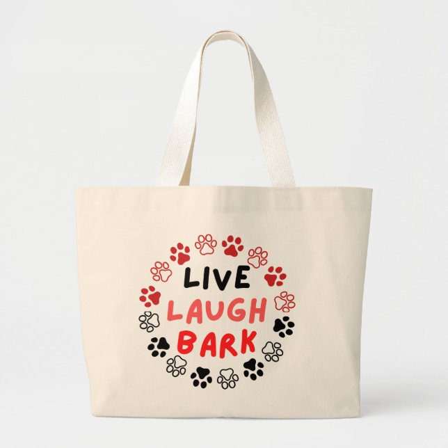Grand Tote Bag Écorce de rire (Devant)