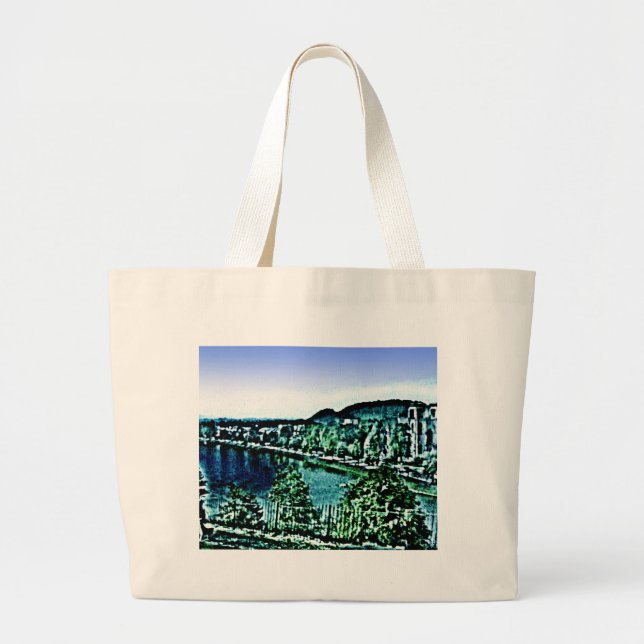 Grand Tote Bag Ecosse Inverness Building JGibney The Museum Zaz (Devant)