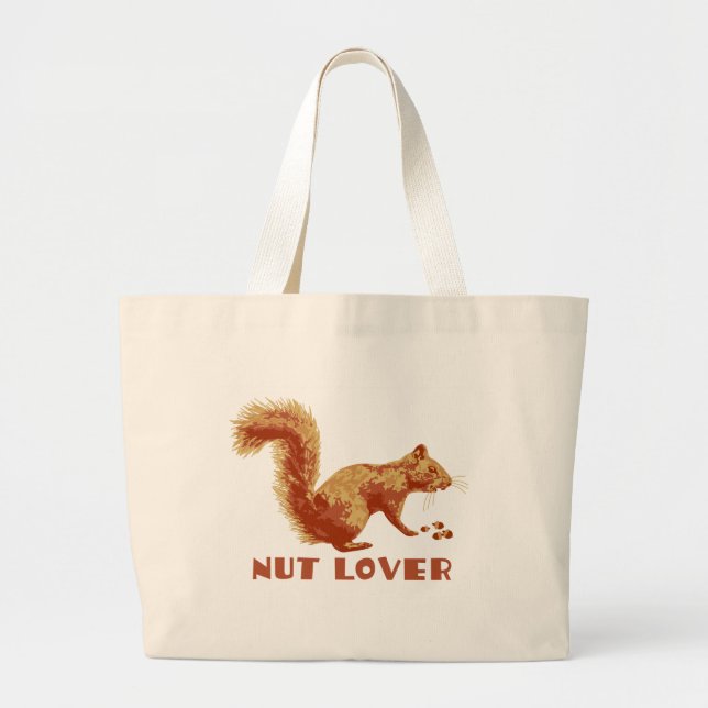 Grand Tote Bag Écureuil (Devant)