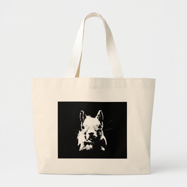Grand Tote Bag Écureuil (Devant)