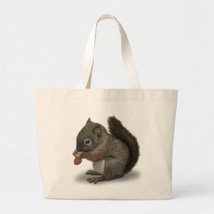 Grand Tote Bag Écureuil de bébé