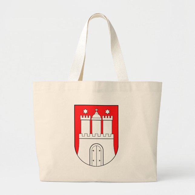 Grand Tote Bag Écussons de Hambourg (Devant)
