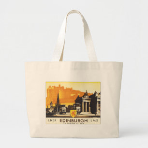 Grand Tote Bag Edimbourg via LNER Rail Poster