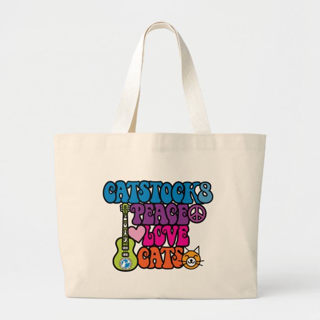 Grand Tote Bag Édition limitée de Catstock 8 - Fourre-tout (Devant)