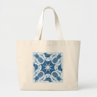 Grand Tote Bag Édredon d'ananas et de Hawaïen d'Iiwi