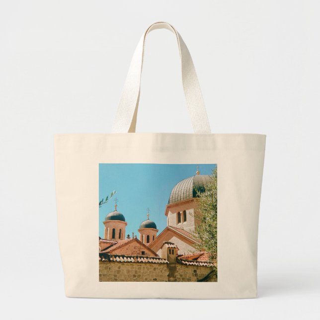 Grand Tote Bag Église Saint-Nicolas - Kotor - Monténégro (Devant)