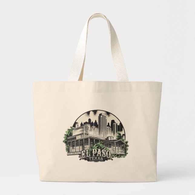Grand Tote Bag El Paso City Texas USA (Devant)