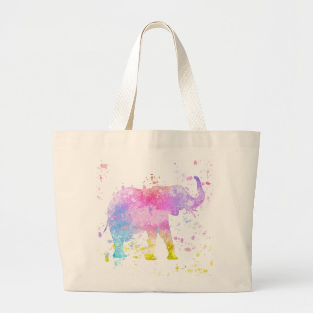 Grand Tote Bag Eléphant (Devant)