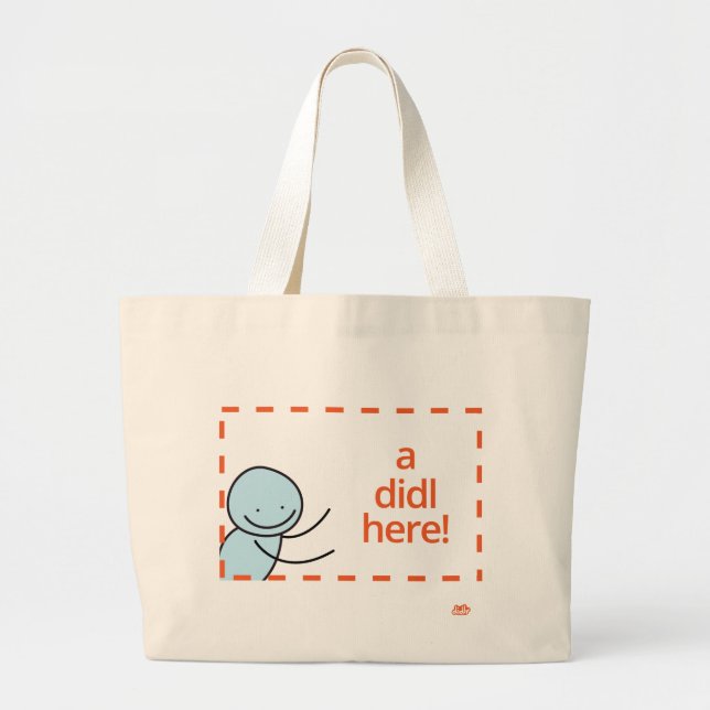 Grand Tote Bag Éléphant Fourre-tout de Didlr (Devant)