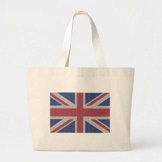 Grand Tote Bag Éléphant Fourre-tout de drapeau d'Union Jack