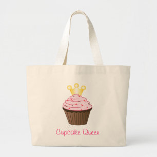 Grand Tote Bag Éléphant Fourre-tout de la Reine de petit gâtea