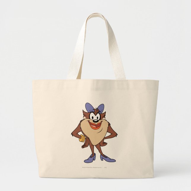 Grand Tote Bag Elle-diable en couleur (Devant)