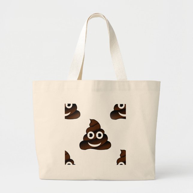 Grand Tote Bag émoticône (Devant)