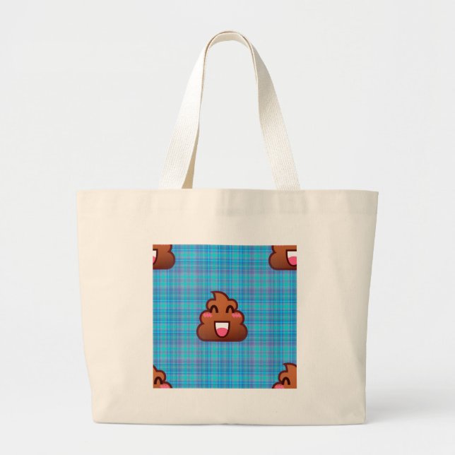Grand Tote Bag émoticône (Devant)